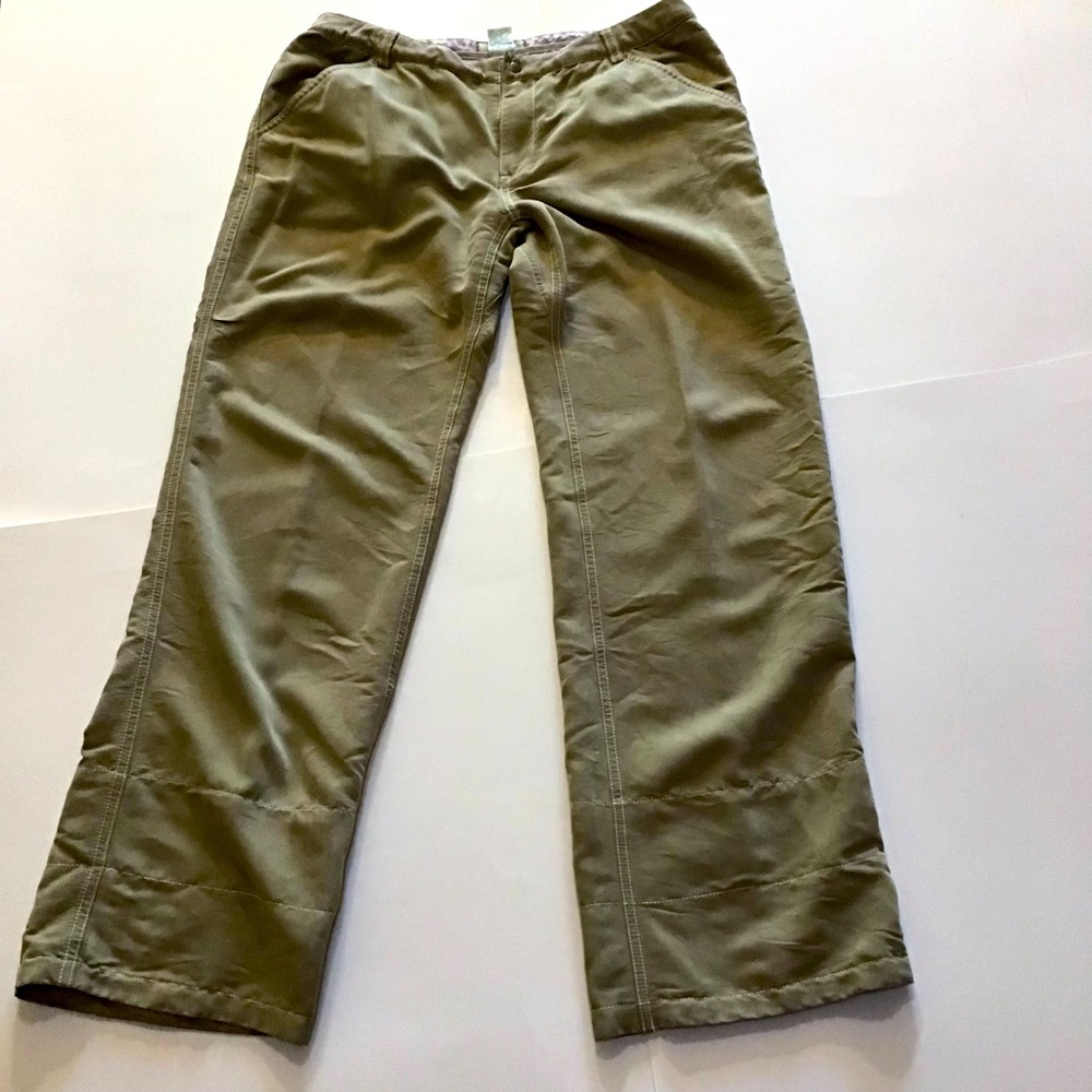 Horny Toad Pants Womens 10 Green Chino Hiking Pockets Rayon Polyester Outdoor